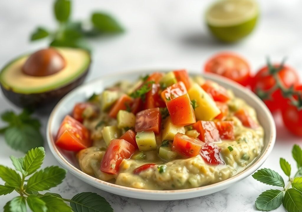 Sauce Vierge met Limoen en Avocado — AI-gegenereerde illustratie