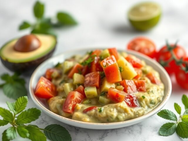 Sauce Vierge met Limoen en Avocado — AI-gegenereerde illustratie