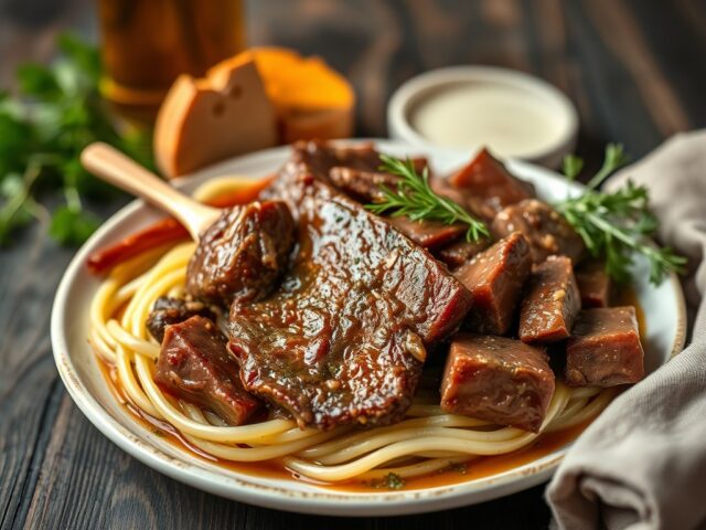 Sauerbraten — AI-gegenereerde illustratie