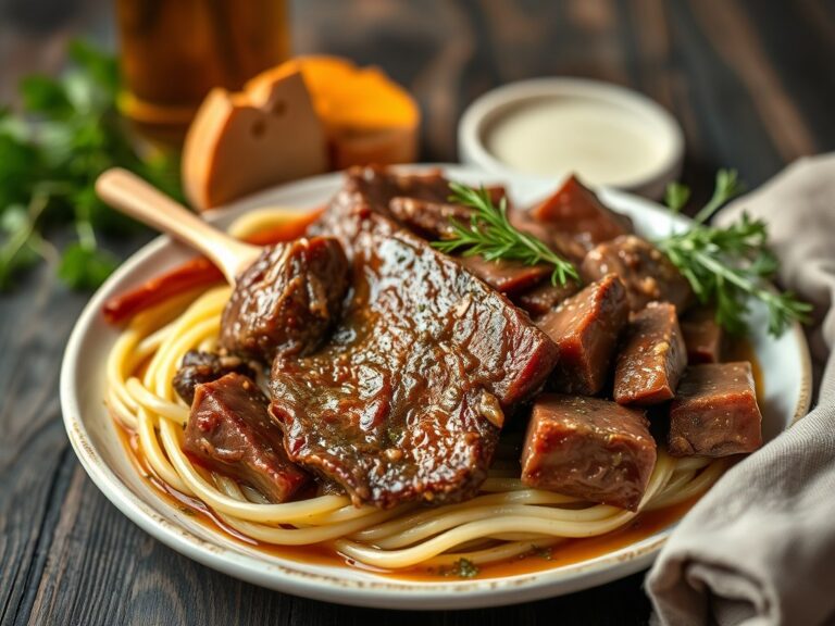 Sauerbraten — AI-gegenereerde illustratie