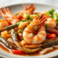 Scampi’s en Pruimen met Hoisin Special