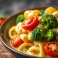 Schelvis in kaassaus met broccoli en tomaat