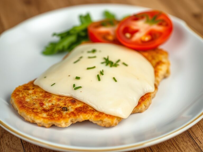 Schnitzel met kaas en tomaat