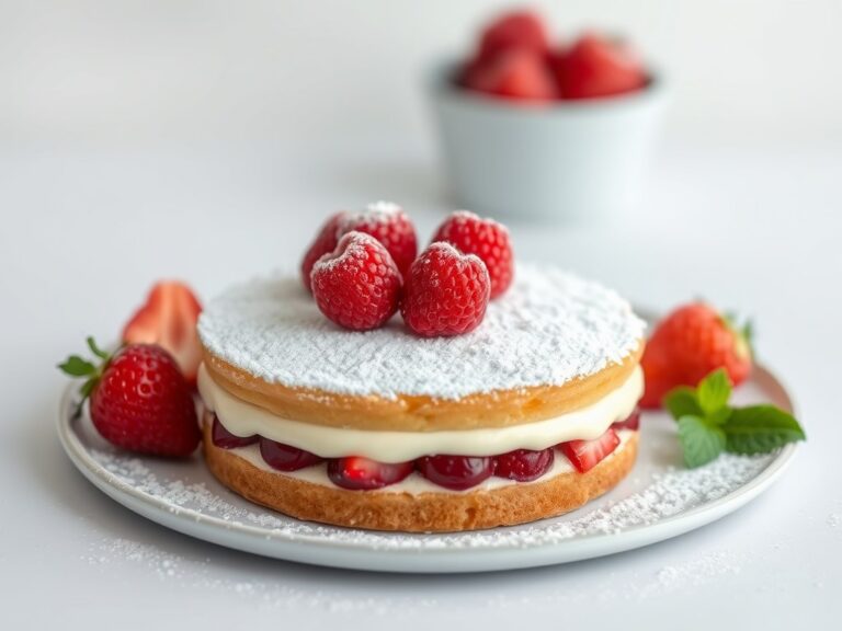 Schwartwälder Kirsch Torte — AI-gegenereerde illustratie
