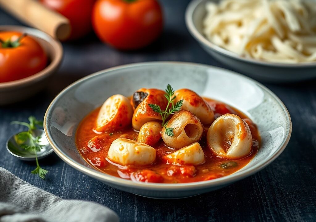 seafood saus, AI-gegenereerde illustratie