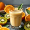 Sinaasappel- Kiwi smoothie