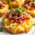Smashed potatoes van culinaire krieltjes
