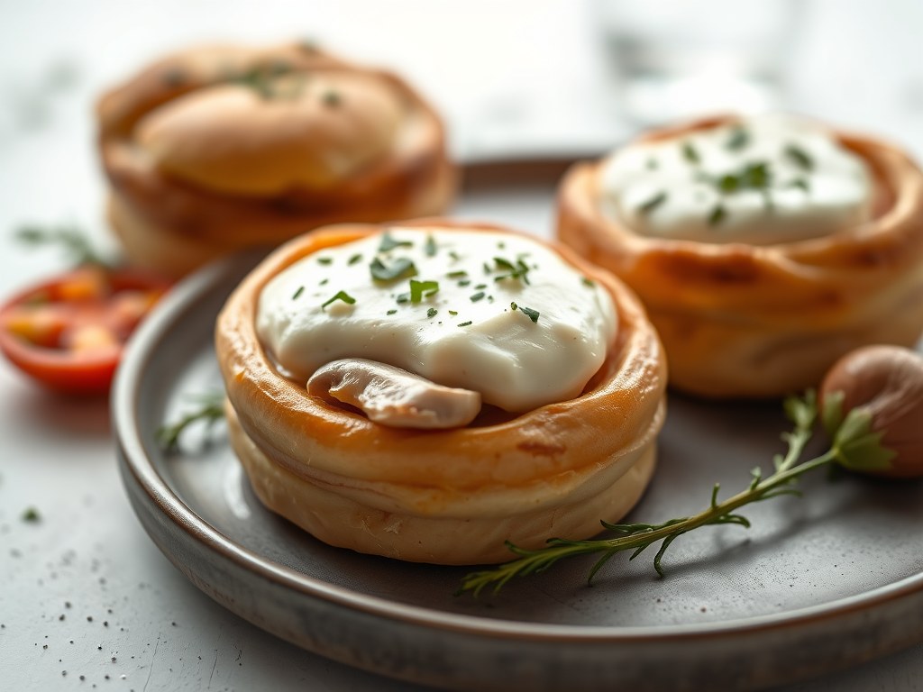 Snelle vol-au-vent, AI-gegenereerde illustratie