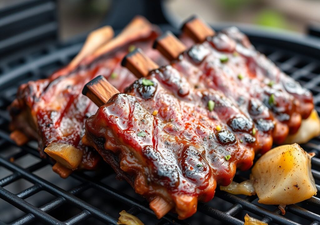 Spareribs — AI-gegenereerde illustratie