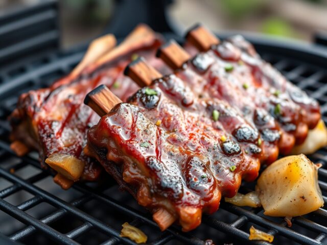 Spareribs — AI-gegenereerde illustratie