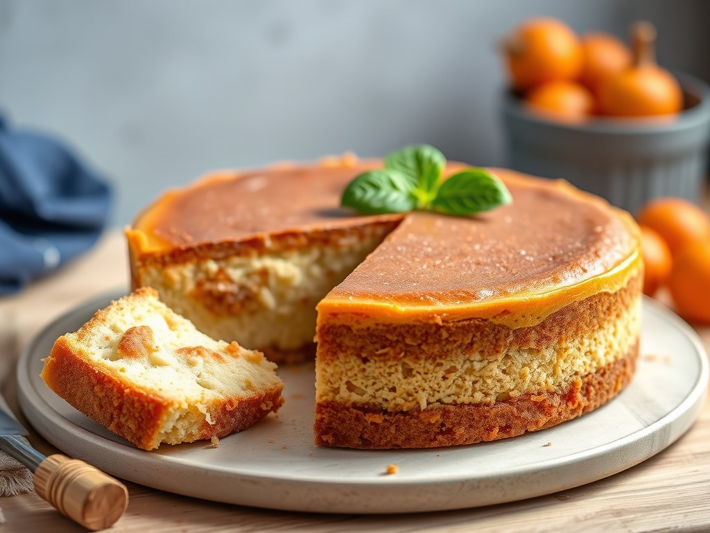 Speculaas-cheesetaart, AI-gegenereerde illustratie
