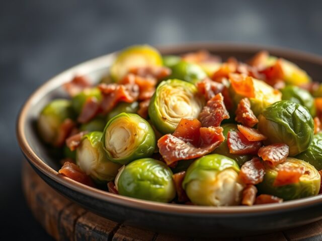 Spruitjes met Pancetta — AI-gegenereerde illustratie