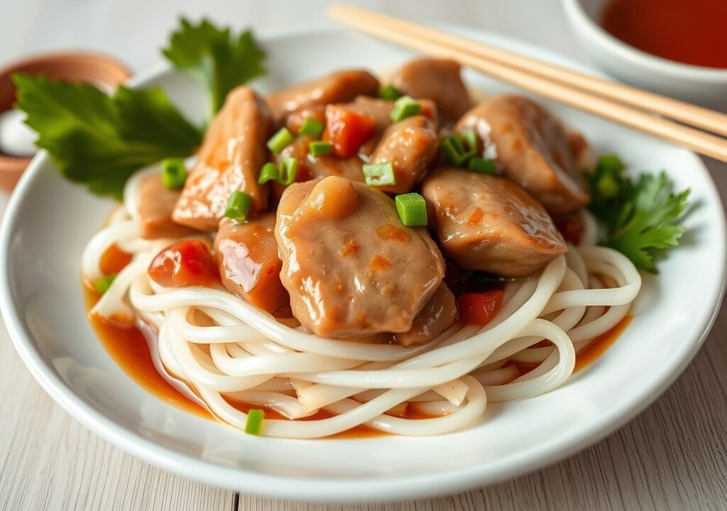 Stoofvlees op Cantonese Wijze — AI-gegenereerde illustratie