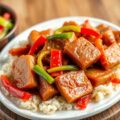 Sweet and Sour van Varkensvlees