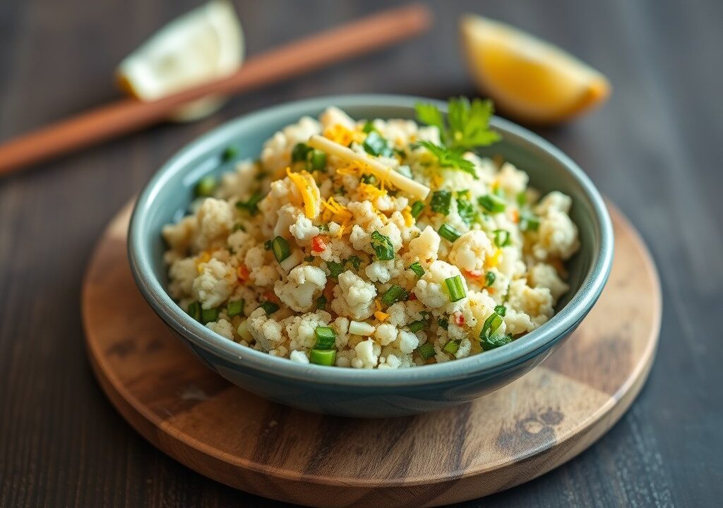Tabbouleh met Bloemkool — AI-gegenereerde illustratie