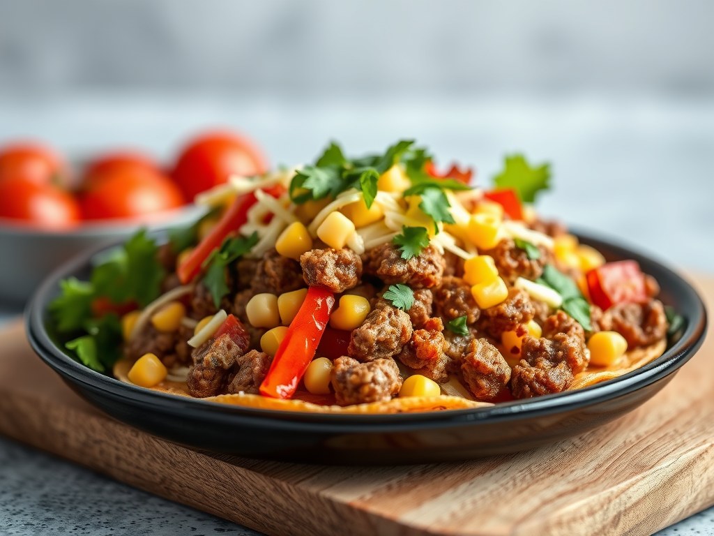 Taco kapsalon, AI-gegenereerde illustratie