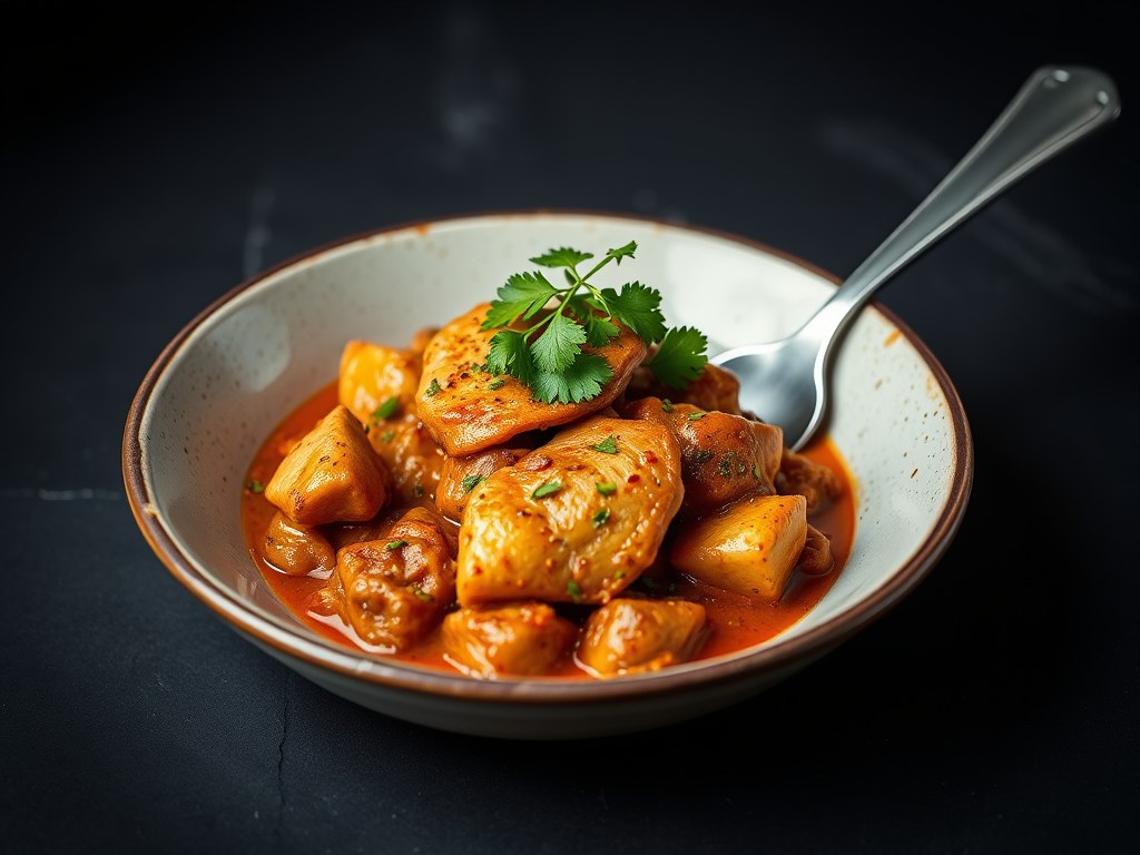 Tajine van lam met pruimen, AI-gegenereerde illustratie