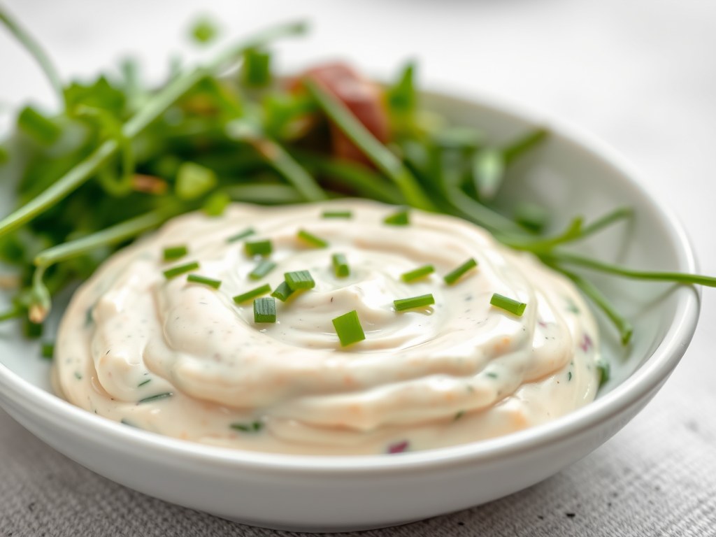 Tartaar Saus (Sauce Tartare), AI-gegenereerde illustratie