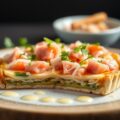 Tartaar van lentegroenten met kalfscarpaccio en emulsie van tonijn