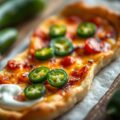 Tarte Flambee met Jalapeno