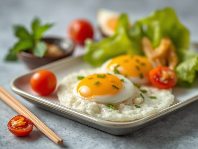 Telor Boemboe Bali (eieren op z’n Balinees) — AI-gegenereerde illustratie