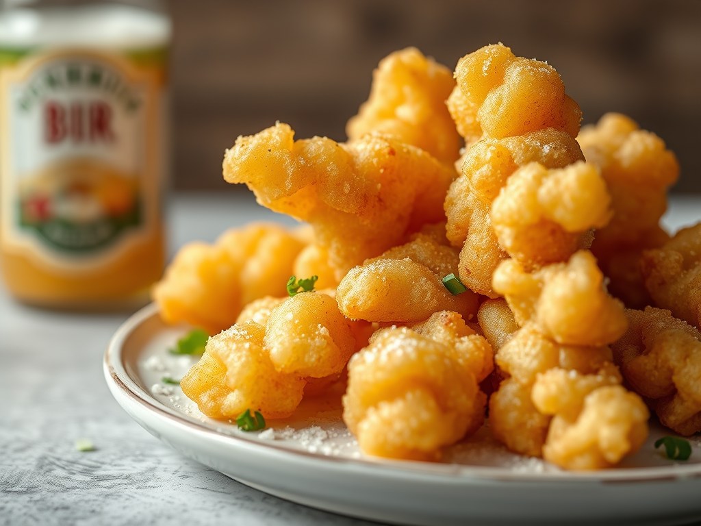 Tempura of Frituurbeslag, AI-gegenereerde illustratie