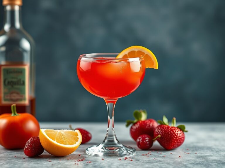 Tequila sunrise — AI-gegenereerde illustratie