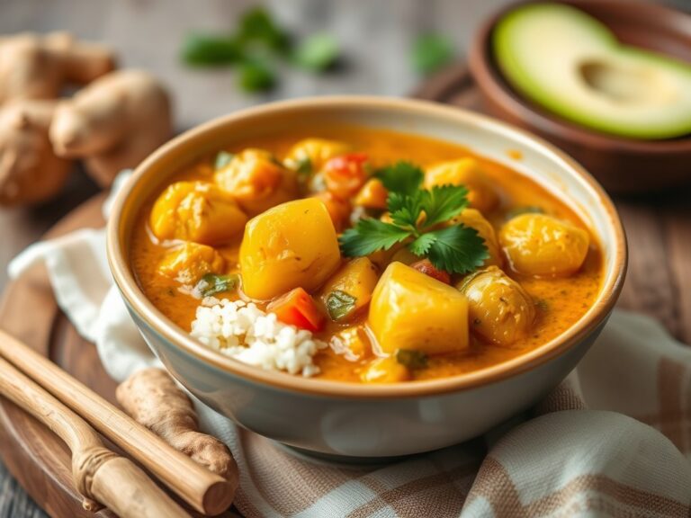 Thaise masaman curry — AI-gegenereerde illustratie