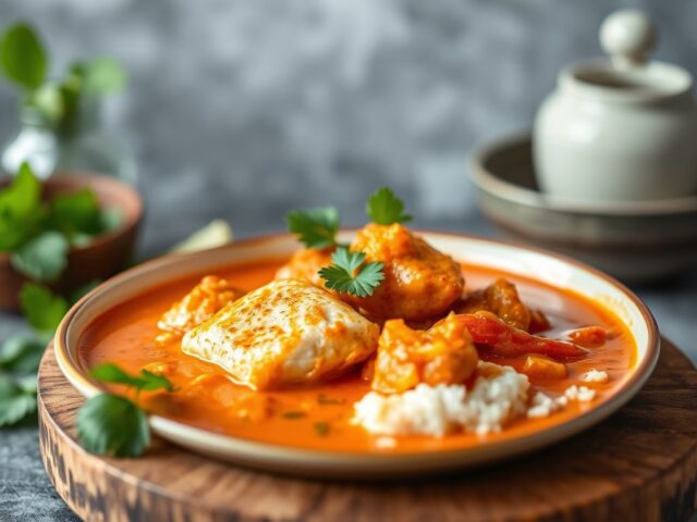 Thaise rode curry — AI-gegenereerde illustratie