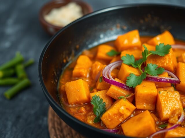 Thaise rode pompoencurry — AI-gegenereerde illustratie