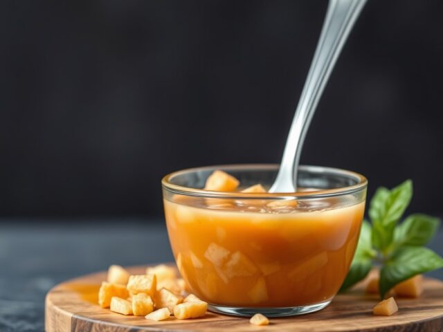 Thaise saté saus — AI-gegenereerde illustratie