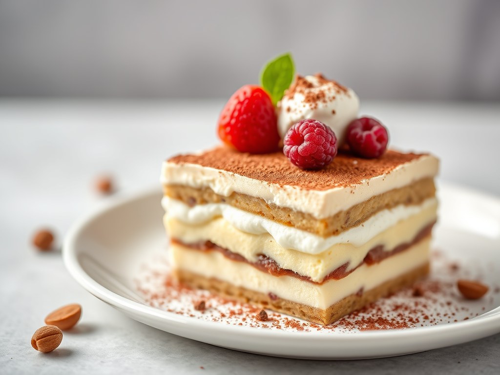 Tiramisu, AI-gegenereerde illustratie