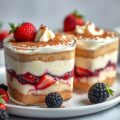 Tiramisu met rood fruit