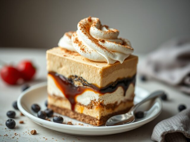 Tiramisu ook geschikt voor kinderen en oudere mensen — AI-gegenereerde illustratie