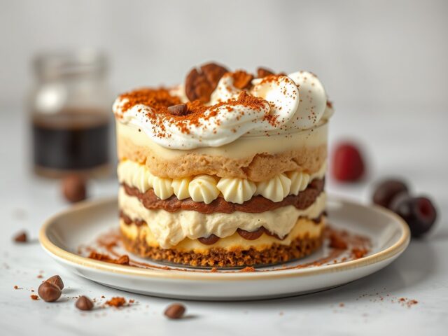 Tiramisu ster — AI-gegenereerde illustratie