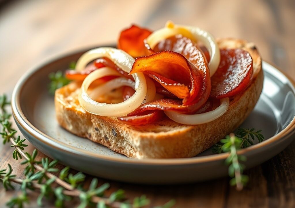 Toast Mediterannee, AI-gegenereerde illustratie