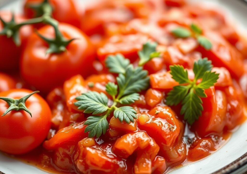 Tomatensalsa, AI-gegenereerde illustratie