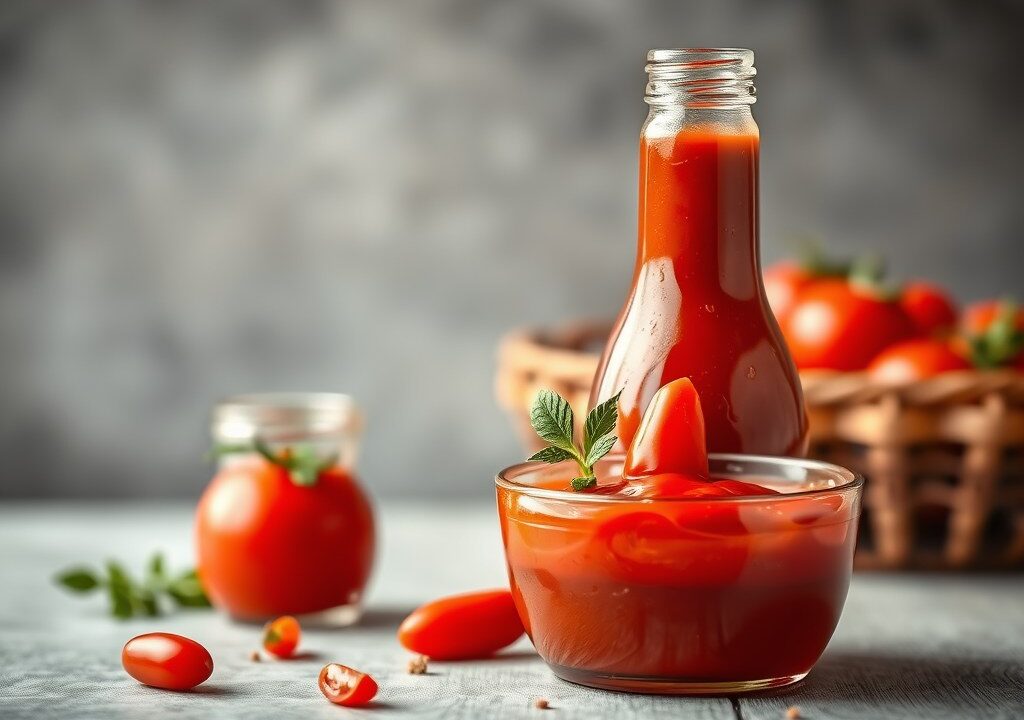 Tomatensaus (Ketchup Belazer) — AI-gegenereerde illustratie