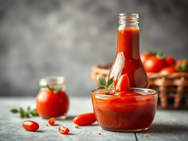 Tomatensaus (Ketchup Belazer) — AI-gegenereerde illustratie