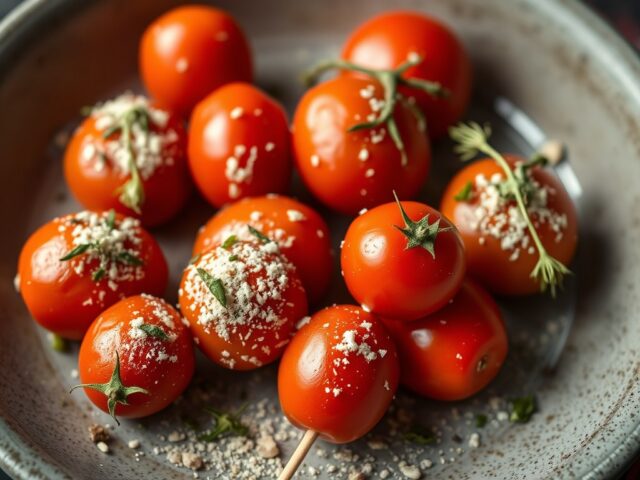 Tomatenslofjes — AI-gegenereerde illustratie