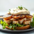 Tonijn Burger met Sereh-Mayonaise