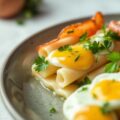 Torentje van asperges met Vlaamse ovengebakken ham