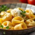 Tortellini met gelookte salie-boter