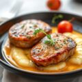 Tournedos met rapen en knolselderpuree