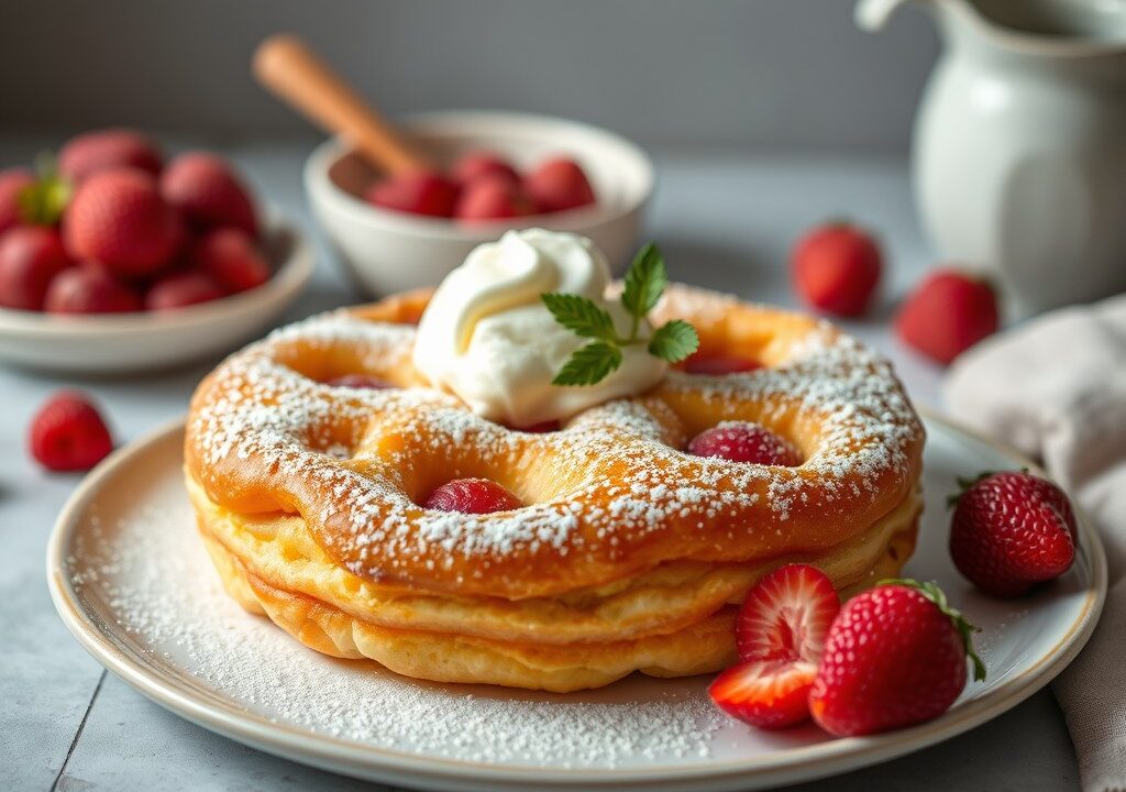 Trommelkoek, AI-gegenereerde illustratie