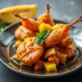Tulang Goreng Mangga (Gebakken Bot met Mango)