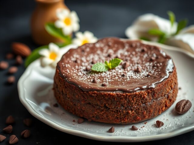 Turkse Chocoladecake — AI-gegenereerde illustratie