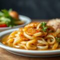 Varkenslapje met ui en sherrysaus