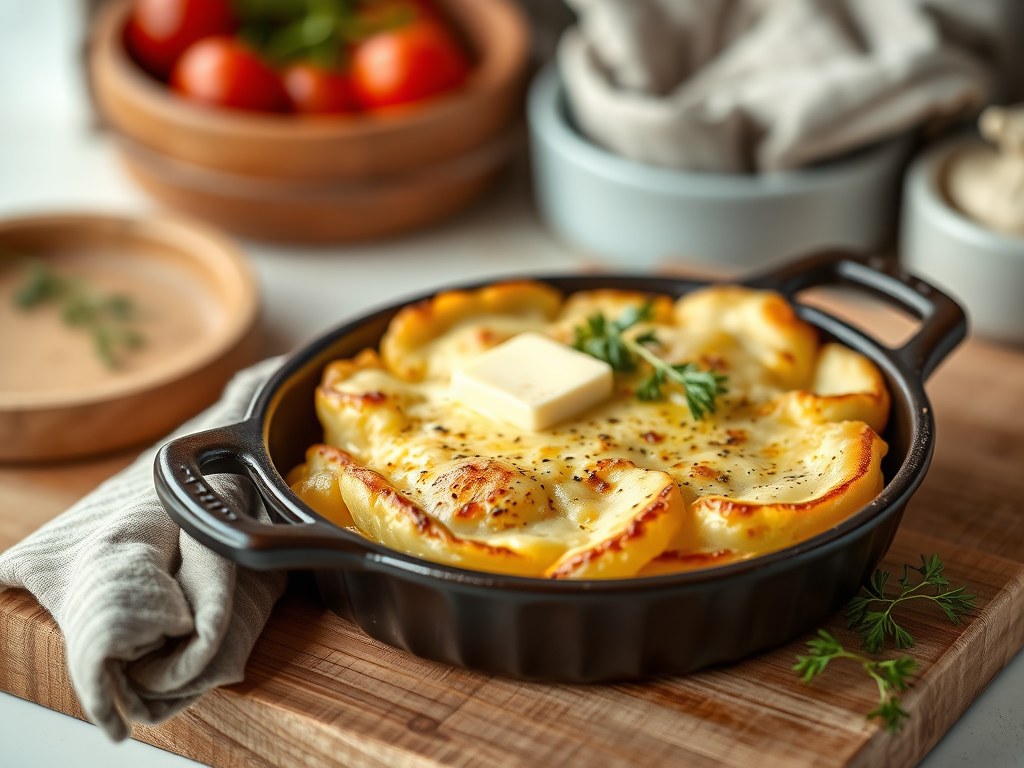 Varkensoester met Artisjokken in de Oven Gegratineerd, AI-gegenereerde illustratie