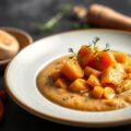 Videe van konijn met kervelpuree